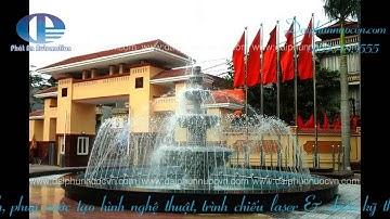 Thiết kế thi công trọn gói đài phun nước Công An Tỉnh Bắc Giang