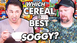 Which Cereal is Best SOGGY?! - Weird Taste Test