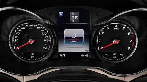 CHECKING BATTERY LEVEL and ENGINE OIL in 2018 Mercedes Benz through Instrument Cluster