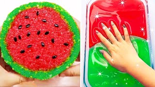 Oddly Satisfying Slime ASMR No Music Videos - Relaxing Slime Videos 2023 #3