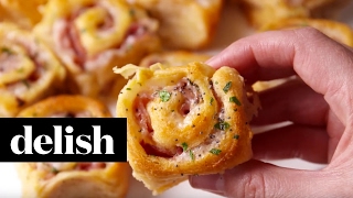 Ham \& Cheese Roll-Ups | Delish