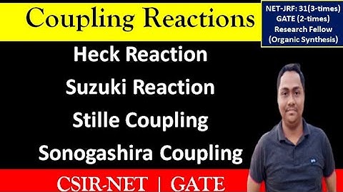 Suzuki Coupling | Heck Reaction | Stille Coupling reaction Mechanism| Sonogashira Coupling reaction