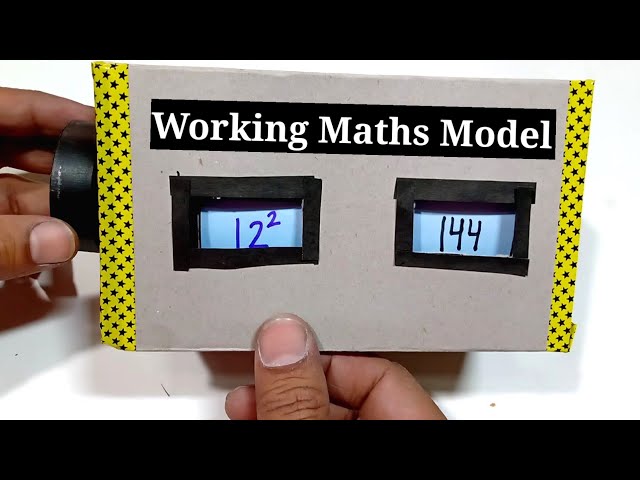 Working math TLM model || Math project for school class=