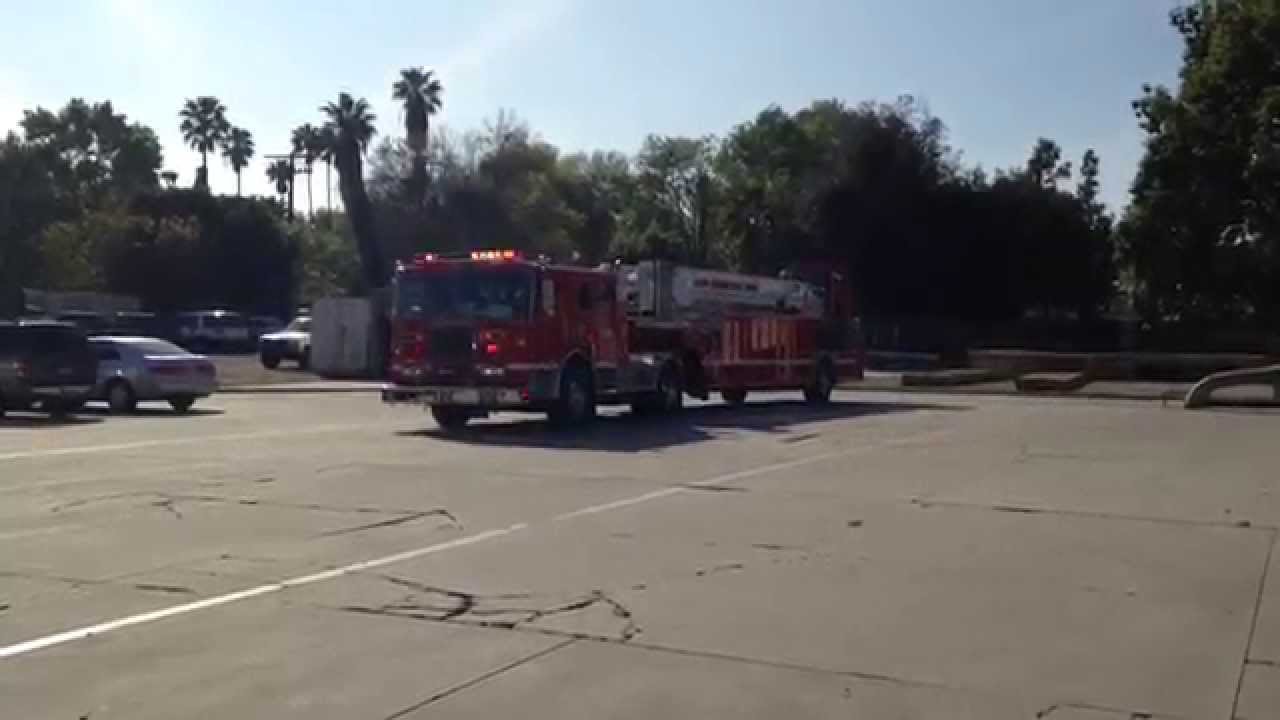 LBFD truck 17 responding