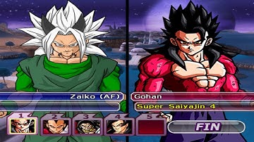 Zaiko (Xicor) VS Super Saiyan 4 | Dragon Ball Z Budokai Tenkaichi 3 [60FPS]