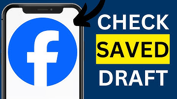 How To Check Saved Drafts On Facebook