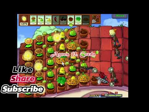 Plants vs Zombies lvl 5 7-8