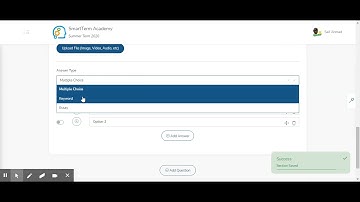 How to create advanced test and assignment/Admin View