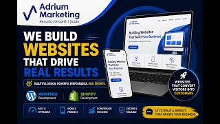 Custom Websites Built to Convert Visitors into Customers | Adrium Marketing Agency