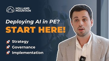 10 Considerations When Deploying AI in Private Equity