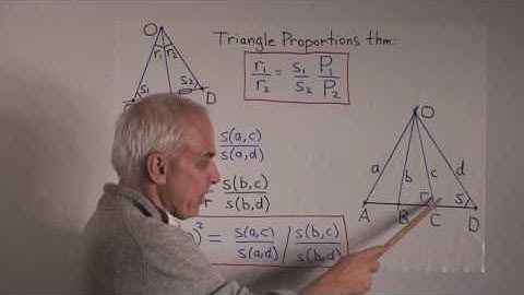 The cross ratio | WildTrig: Intro to Rational Trigonometry | N J Wildberger