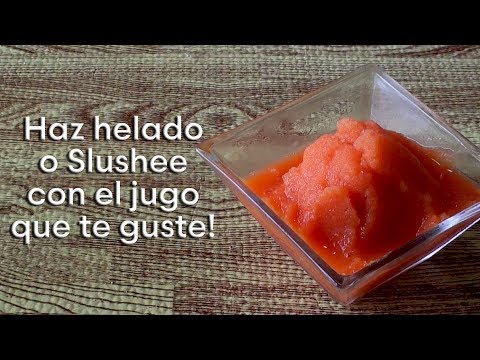 Video: Cómo Hacer Helado Con Jugo