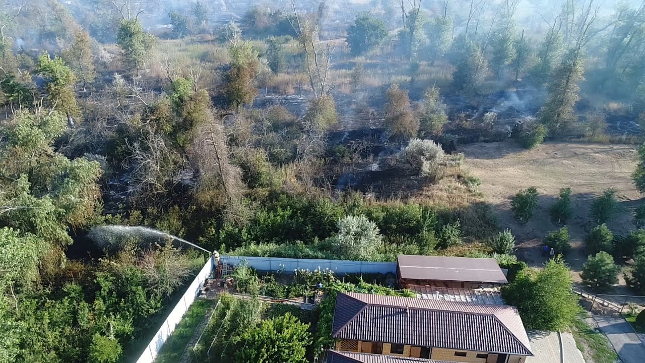 Под Волгоградом потушили угрожающий поселку лесной пожар
