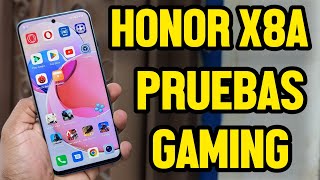 HONOR X8A PRUEBAS GAMING FREE FIRE 4K 120FPS 2023 #honorx8 #honorx8a #honorx7a