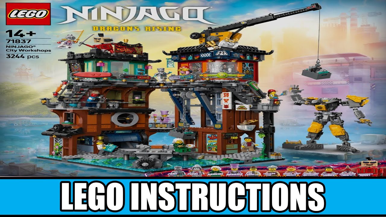 Ninjago - NINJAGO City Workshops - Dragons Rising Season 3 LEGO instructions