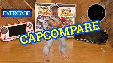 Capcom BATTLE ! Evercade EXP vs Sony PSP