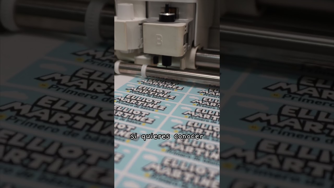 Configuración de etiquetas escolares con cricut