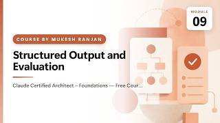 09. Structured Output and Evaluation — Claude Certified Architect – Foundations — Free Course