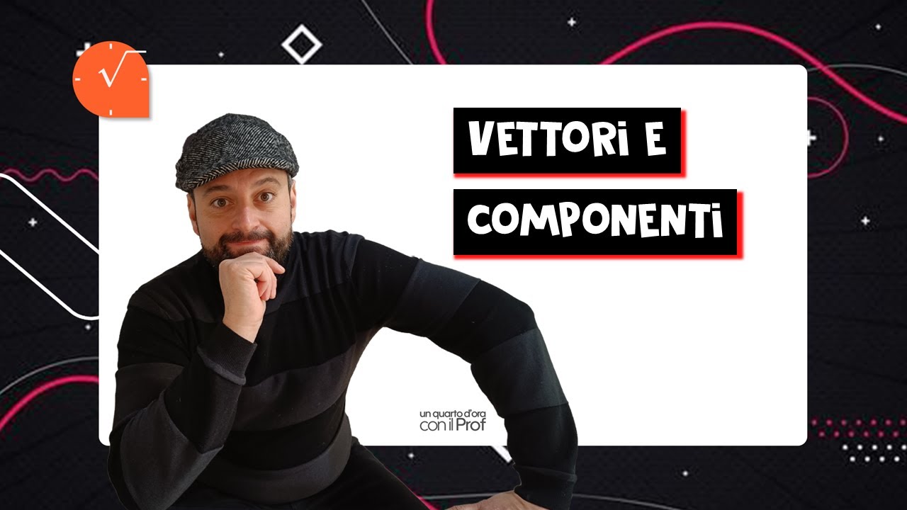 VETTORI E COMPONENTI - scomposizioni di vettori in componenti e formule e problemi con le forze