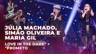 Júlia, Simão e Maria Gil - "Love In The Dark" + "Prometo" | Gala de Natal 2023 | The Voice Portugal