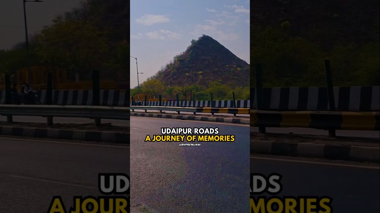 Udaipur ke raaste... yaadon ka safar! 🚗✨ 