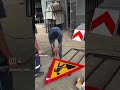 Attaching Stands to Temporary Signs at the Madave Signs Factory