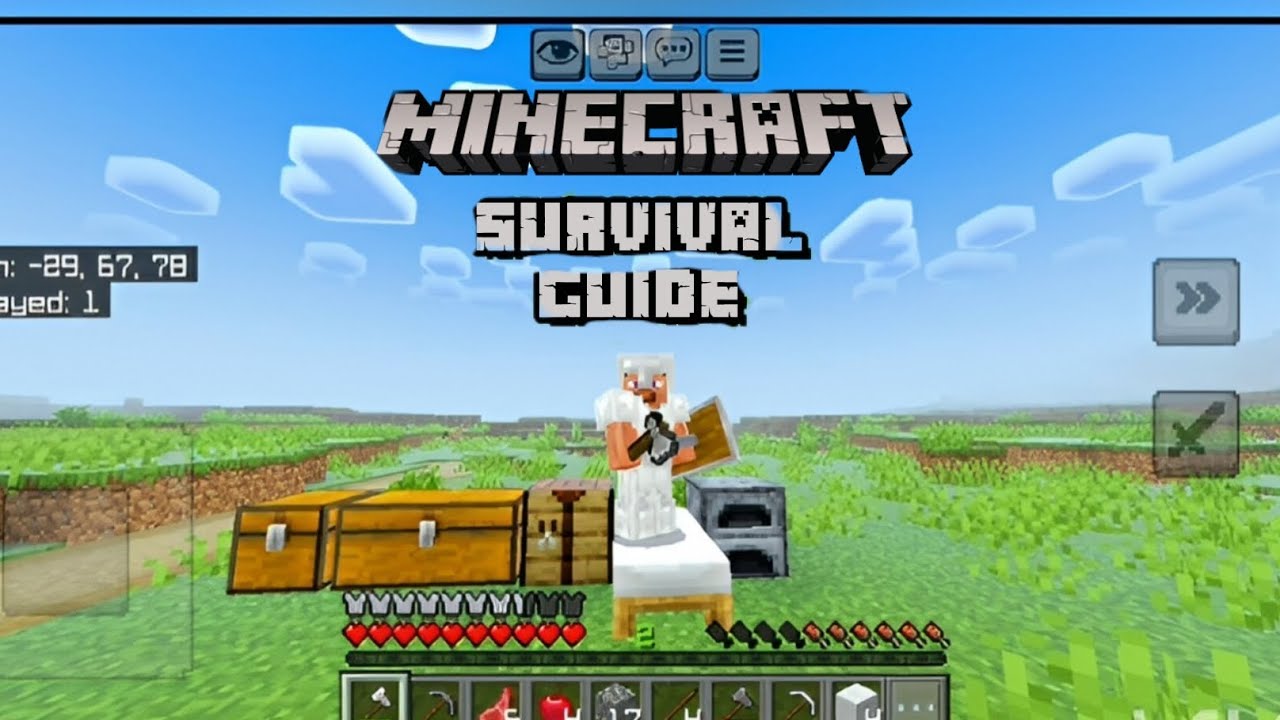 Minecraft Survival Guide for Beginners | Village Start Tips & Tricks ...