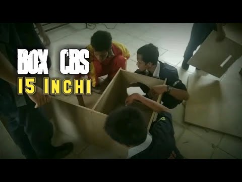 Pembuatan box speaker cbs 15 inch dengan Plywood