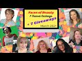 #FacesOfBeauty (Group 1) - March 2021 - 7 Channel Exchange with 7 Giveaways