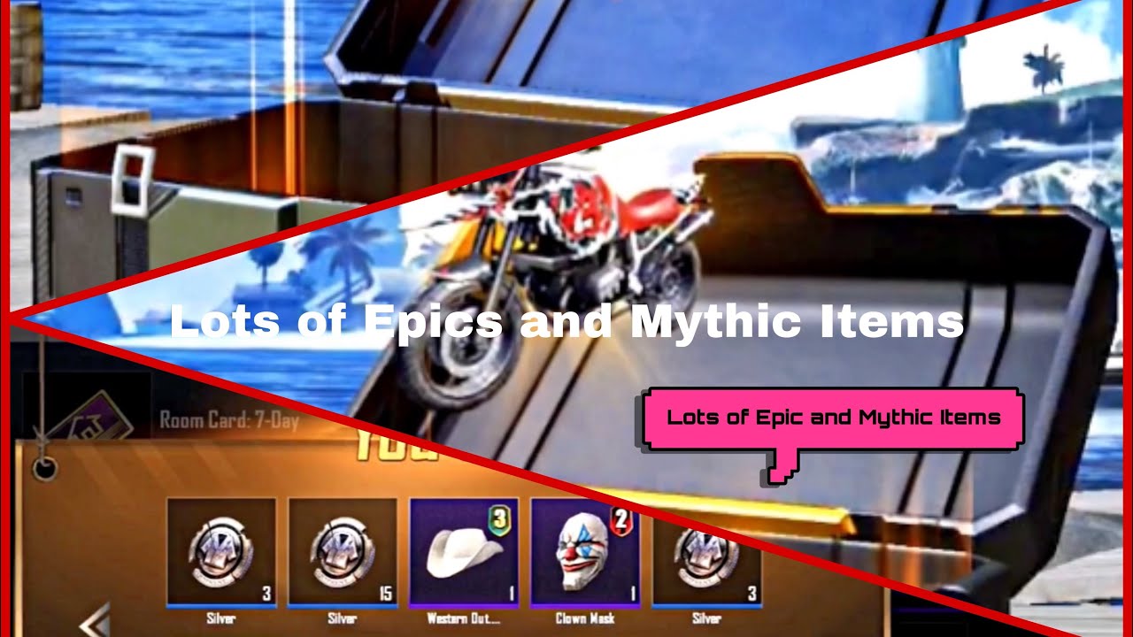 [PUBG Mobile] - Season 8 Epic Items from Crates and Ocean Blue Crate Treasures Opening with VPN