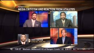 Jalen, Skip, and Stephen A. debate media criticism Pt.5 of 5