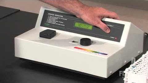 How To Operate the Flinn Spectrophotometer