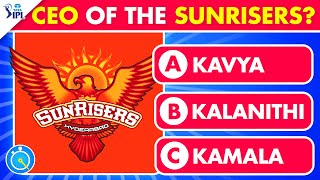 The Sunrisers Hyderabad Quiz | SRH Quiz | IPL Quiz | IPL 2024