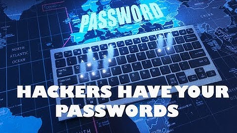 Stop HACKERS from getting YOUR passwords!