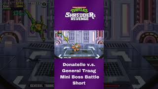 Tmnt Shredders Revenge Donatello V.s.general Traag Mini Boss Battle Short - Fallout An Gaming