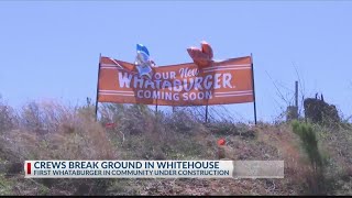 City of Whitehouse breaks ground for new Whataburger