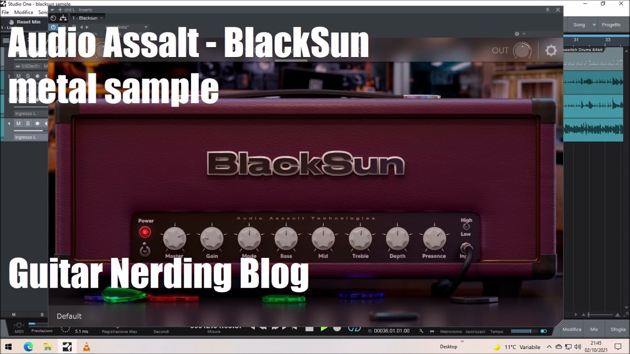 Audio Assault Blacksun - Metal sample