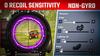 [No Recoil Sensitivity Setting] PUBG Mobile Lite Best Sensitivity Setting AKM With 6X Non Gyro