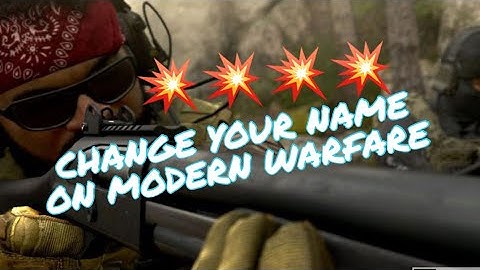 CHANGE YOUR NAME ON MODERN WARFARE! How to change your Activision ID! / RDGE