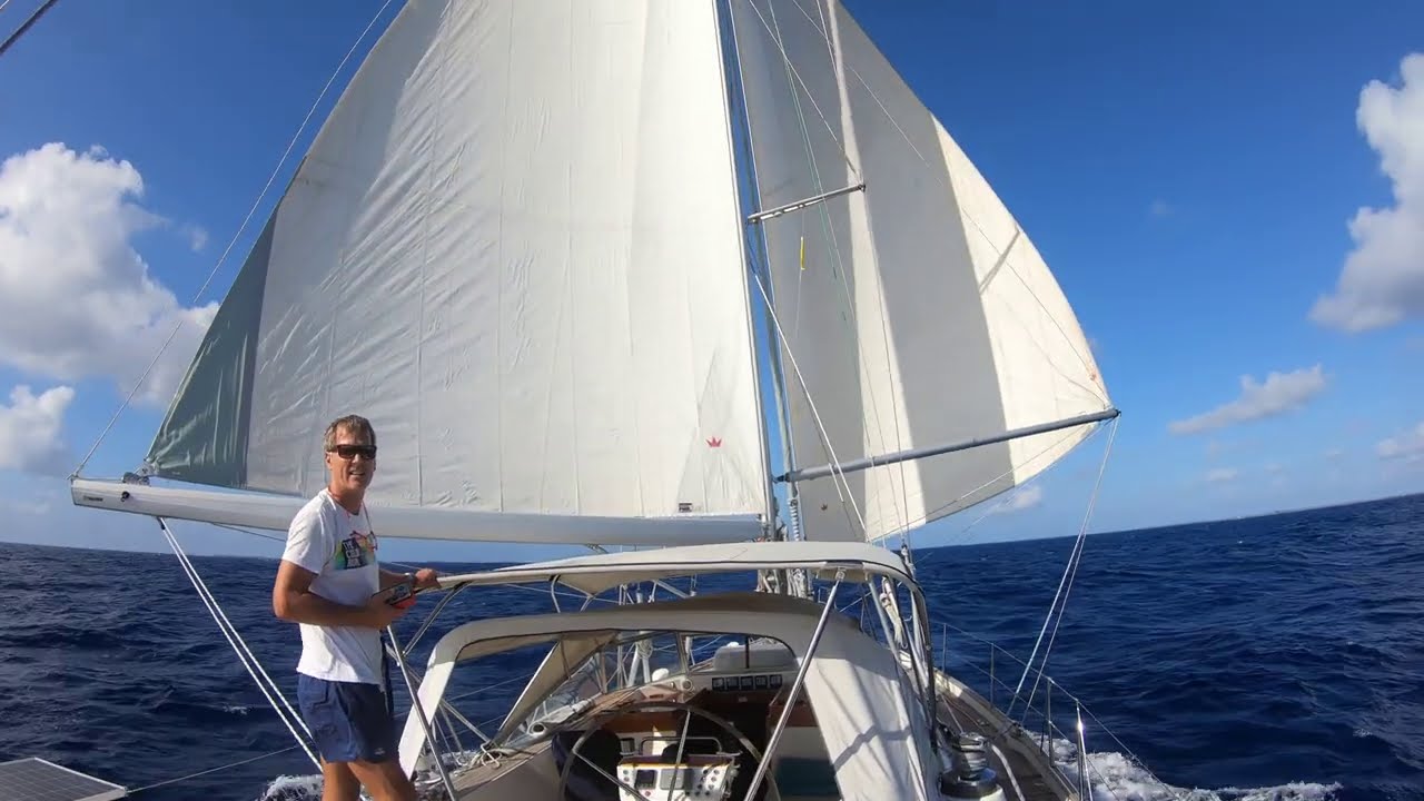 Sailing Jamaica to Cayman – Lively Sailing – Hallberg-Rassy 54 Cloudy Bay –  Mar 2020. Season20 Ep17