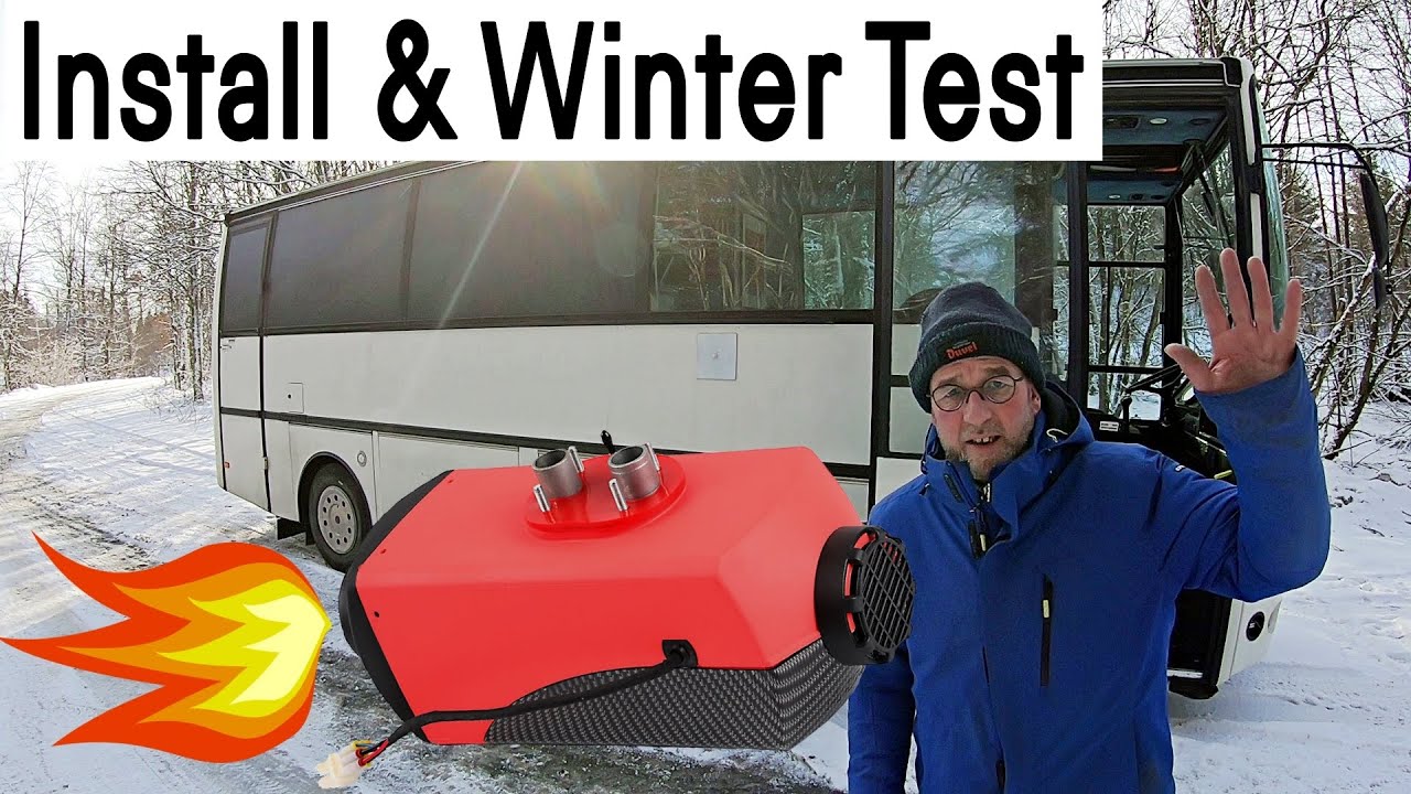Chin. Diesel Heater | Winter Test & installation for dummies in 8 basic steps