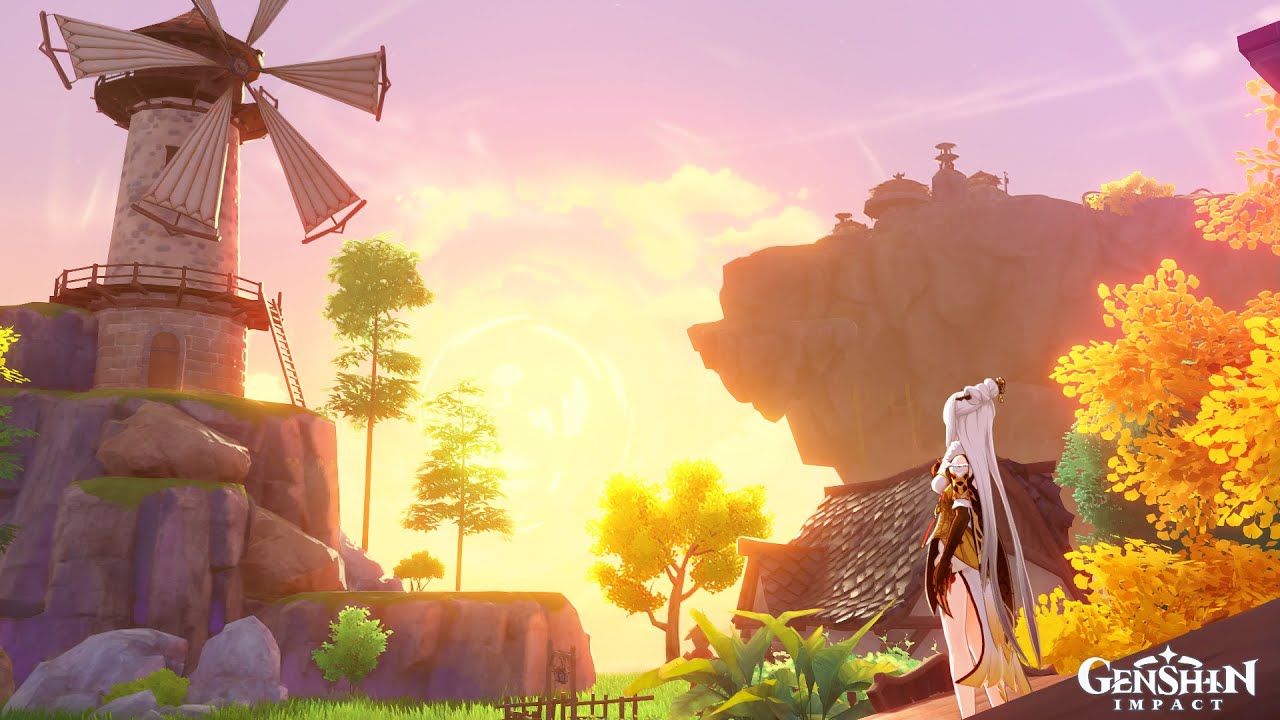 my 25k Trust Rank 10 Serenitea Pot (Floating Adobe) - Genshin Impact