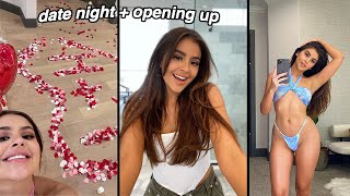 date night surprise + dealing with my insecurities + secrets to glowy bikini pics