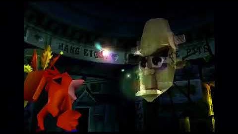 Crash Bandicoot 2 Cortex Strikes Back hologram scene Dr. N Brio tells you to gather the gems fandub