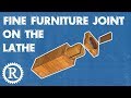 Fine furniture joinery on the wood lathe. Quick and easy! Fine furniture joinery on the wood lathe. Quick and easy!