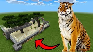 MCPE: How To Make a Tiger Roller Coaster