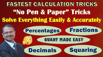 5 Short Tricks to Solve Mentally II Simplification Made Easy II Quant Questions Solved Mentally