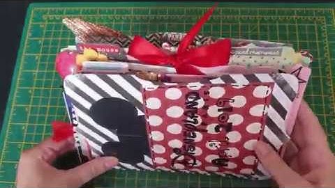 Heidi Swapp Memory Files Smashbook Flip Through For Disneyland Paris