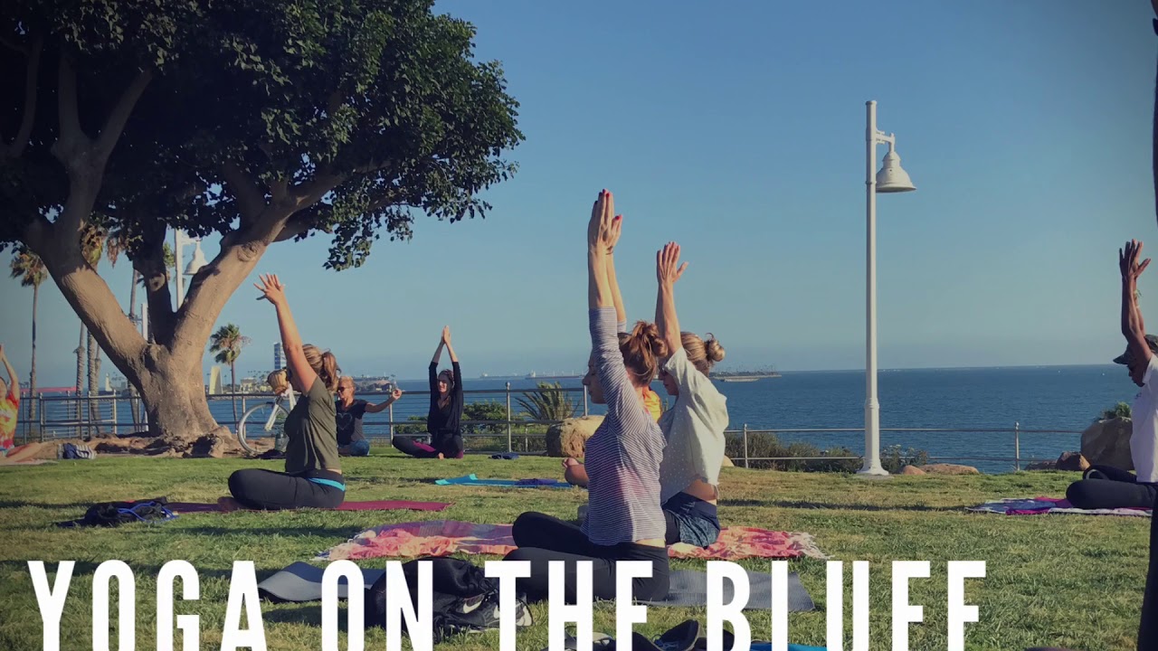 Yoga on the bluff
