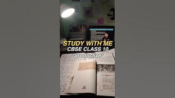 STUDY WITH ME AS A 10TH GRADER ✨️💕 #productive #studyvlog #motivatio